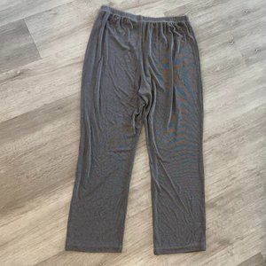 Chico's Travelers Knit Gunmetal Gray Pants Size 2.5